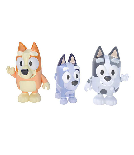 Bluey 3 Pack Bingo, Muffin y Socks