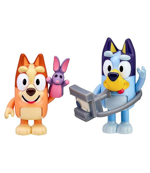Bluey 2 Pack Bluey y Bingo Fotógrafa