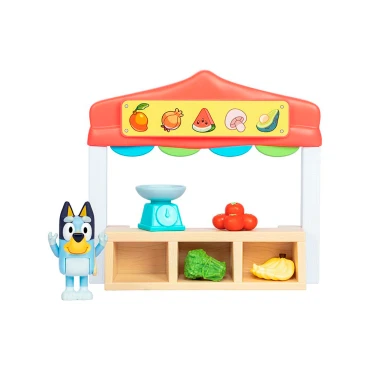 Mini Playset Bluey Mercado de la Granja