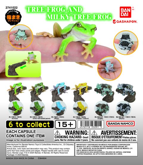 TREE FROG AND MILKY TREE FROG