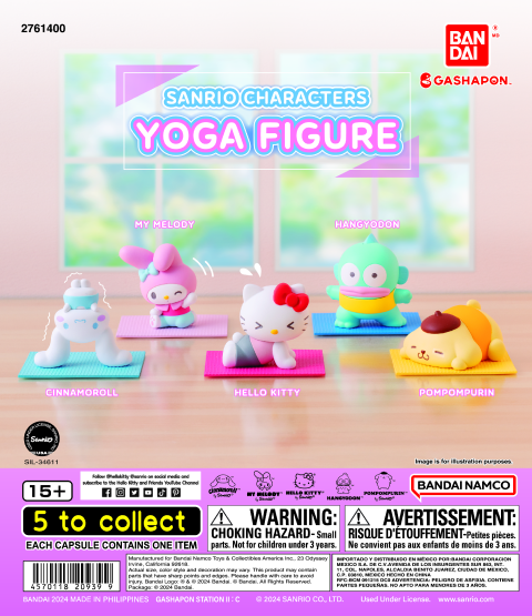 SANRIO CHARACTERS YOGA FIGURE