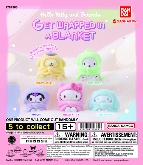 SANRIO CHARACTERS GET WRAPPED IN A BLANKET