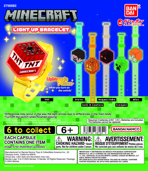 MINECRAFT LIGHT UP BRACELET