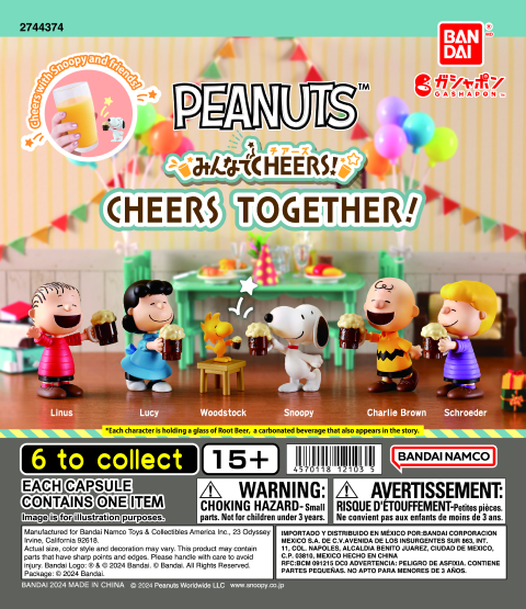 PEANUTS CHEERS TOGETHER!