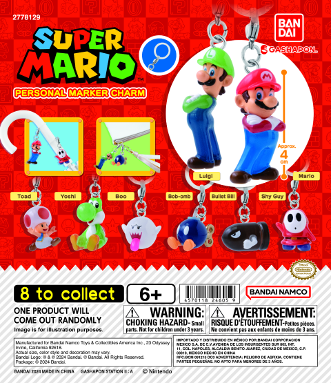 SUPER MARIO PERSONAL MARKER CHARM