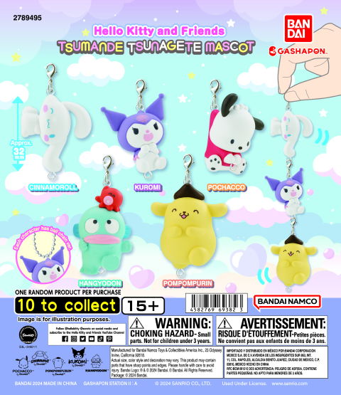 SANRIO CHARACTERS TSUMANDE TSUNAGETE MASCOT