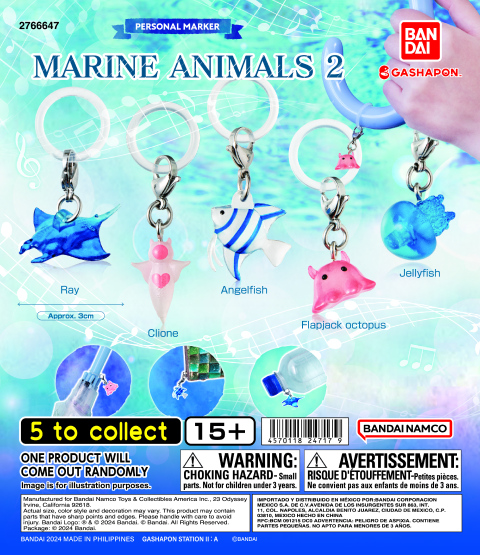 PERSONAL MARKER MARINE ANIMALS 2