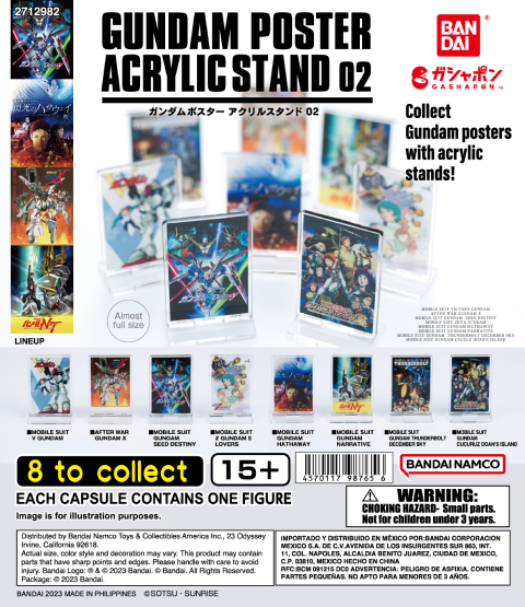 GUNDAM POSTER ACRYLIC STAND 02