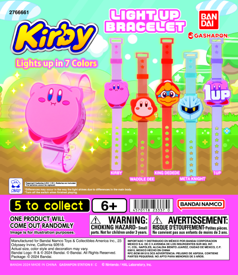 KIRBY LIGHT UP BRACELET
