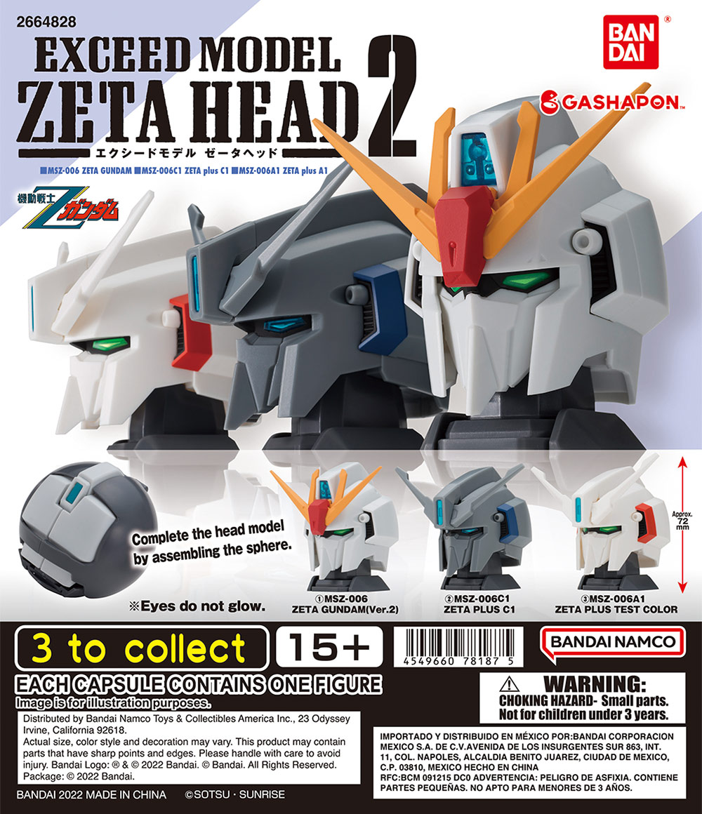 Z Gundam Exceed Model Zeta Head 2