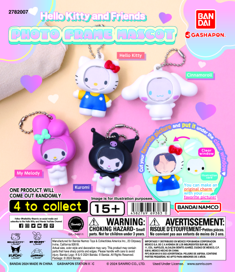 SANRIO CHARACTERS PHOTO FRAME MASCOT
