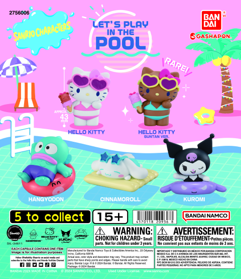SANRIO CHARACTERS LET?S PLAY IN THE POOL