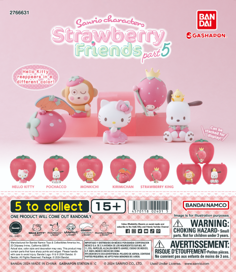 SANRIO CHARACTERS STRAWBERRY FRIENDS 5