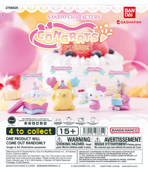 SANRIO CHARACTERS CONGRATS! FIGURE