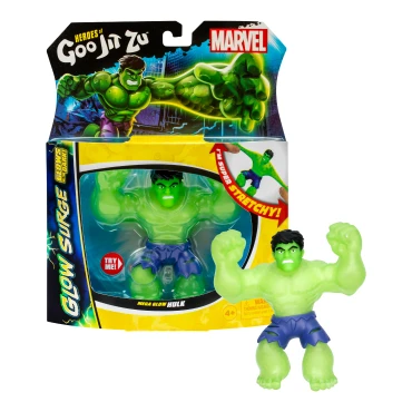 Goo Jit Zu Glow Surge Marvel Figura de Accion Hulk
