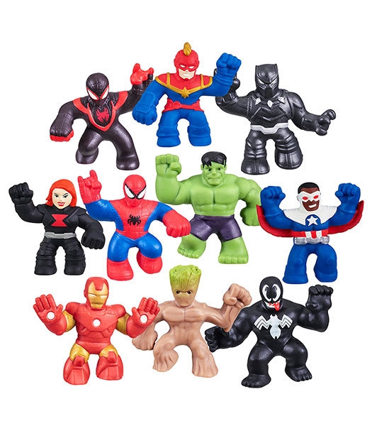 Mini Figura Elástica Marvel