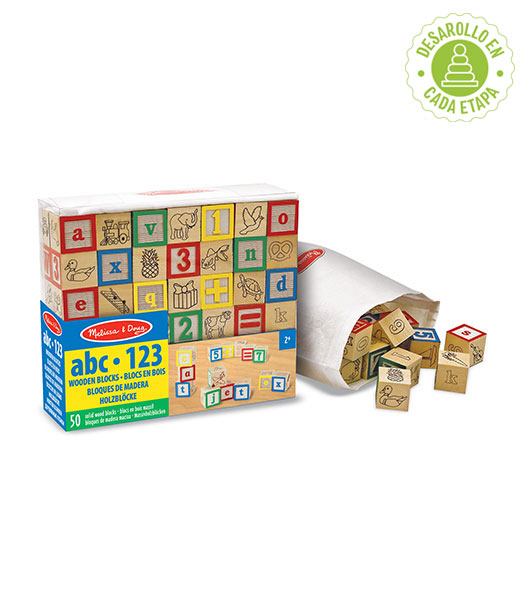 Bloques de madera ABC/123