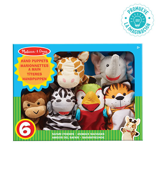 Set de Títeres amigos del safari