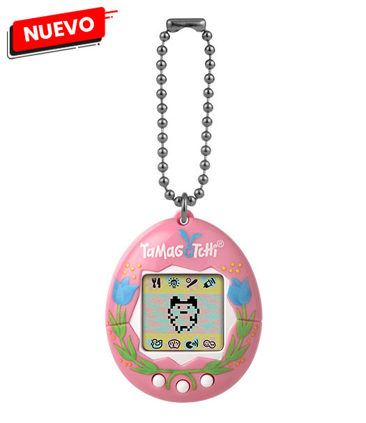 Original Tamagotchi Easter Pink Flowers