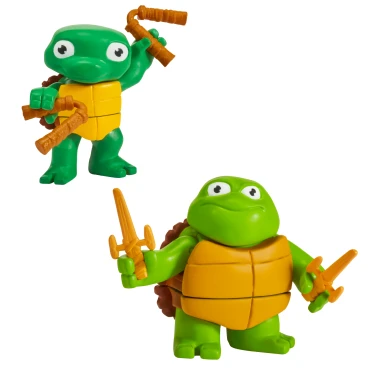 TMNT MOVIE FIGURA BÁSICA 5" - Turtle Tots  Raph y Mikey