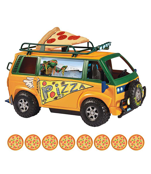 Van de Pizza con Lanzador Tortugas Ninja Caos Mutante BANDAI NAMCO