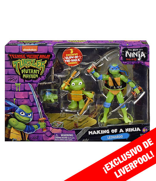 Figura Caos Mutante Transformación Ninja Leonardo Tortugas Ninja BANDAI NAMCO