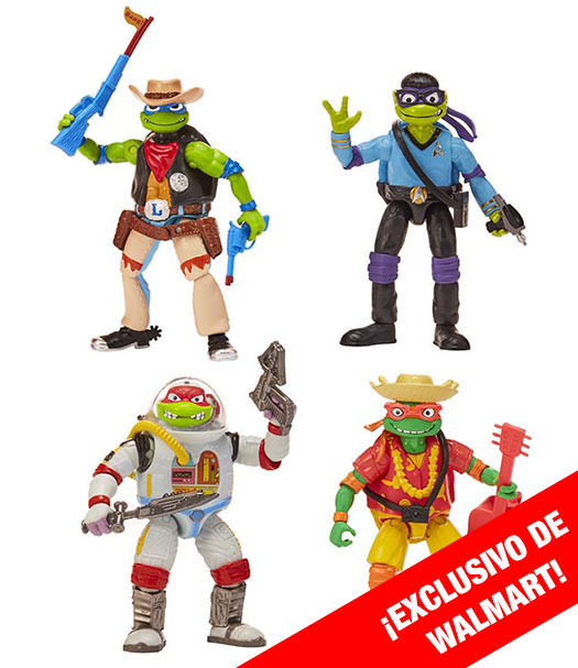 4 Pack Figura 5" Tortugas Ninja Caos Mutante