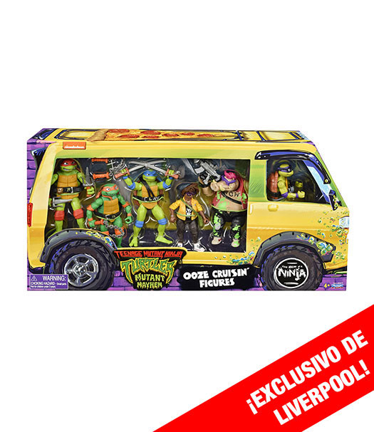 6 Pack Figura 5" Tortugas Ninja Caos Mutante BANDAI NAMCO